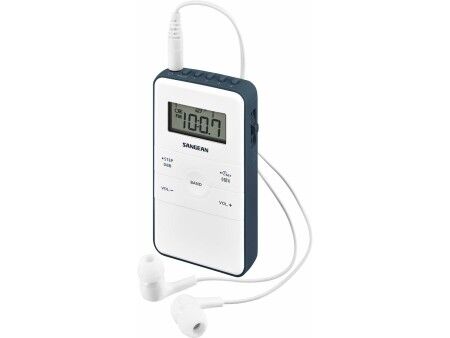 Radio Tranzystorowe Sangean DT-140 Niebieski Biały