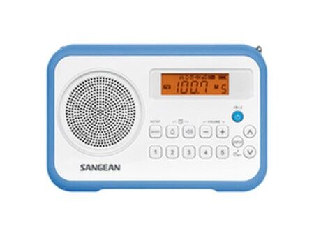 Radio Tranzystorowe Sangean PR-D18 Niebieski Biały Bursztyn