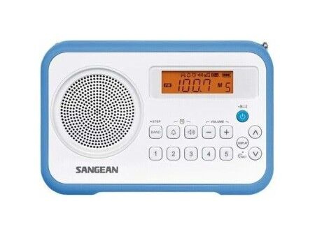Radio Tranzystorowe Sangean PR-D18 Niebieski Biały Bursztyn