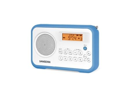 Radio Tranzystorowe Sangean PR-D18 Niebieski Biały Bursztyn
