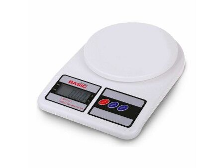 kuchennej wagi Basic Home Cyfrowy 7 kg Biały 23 x 16 x 3,6 cm (6 Sztuk)