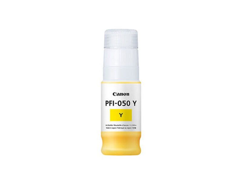 Oryginalny Wkład Atramentowy Canon PFI-050 Y Żółty Czarny