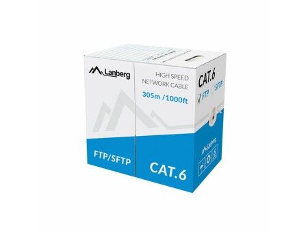 Kabel Ethernet LAN Lanberg LCF6-11CU-0305-S Szary 305 m