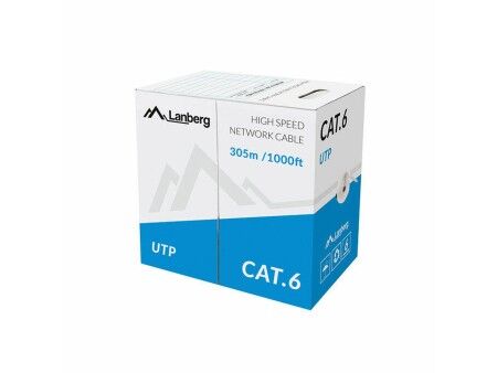 Kabel Ethernet LAN Lanberg LCU6-11CU-0305-S Szary 305 m 305 m