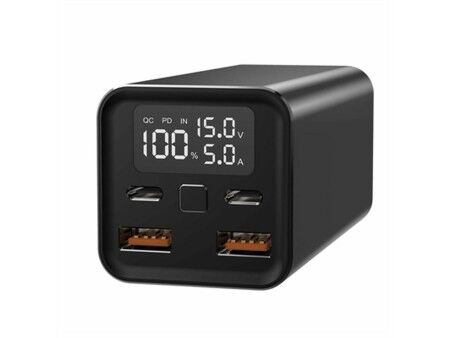 Power Bank LEOTEC LEPOW65W20K Czarny 20000 mAh Funkcja szybkiego ładowania