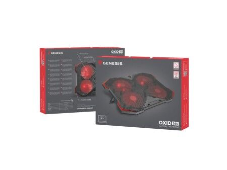 Podstawka chłodząca do laptopa Genesis Oxid 260 Czarny 17"