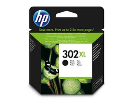 Oryginalny Wkład Atramentowy HP F6U68AE Czarny 302XL