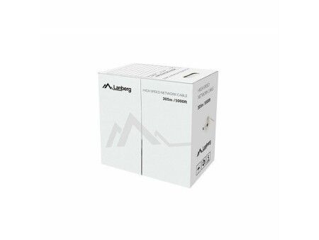 Kabel Sieciowy Sztywny UTP Kategoria 5e Lanberg LCU5-12CU-0305-S Szary 305 m
