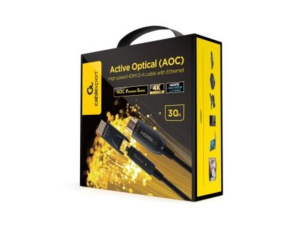 Kabel HDMI GEMBIRD CCBP-HDMID-AOC-30M Czarny 30 m