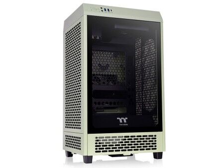 Semi Wieża ATX THERMALTAKE Tower 200 Czarny Kolor Zielony