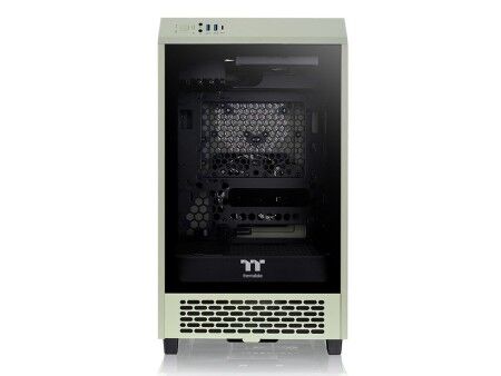 Semi Wieża ATX THERMALTAKE Tower 200 Czarny Kolor Zielony