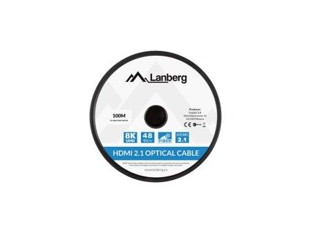 Kabel HDMI Lanberg CA-HDMI-30FB-1000-BK Czarny 100 m