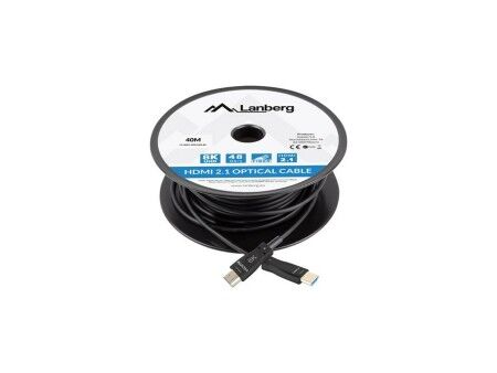 Kabel HDMI Lanberg CA-HDMI-30FB-0400-BK Czarny 40 m