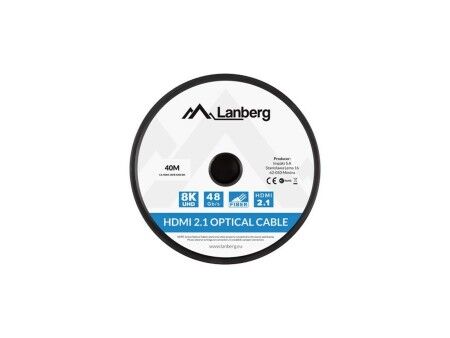 Kabel HDMI Lanberg CA-HDMI-30FB-0400-BK Czarny 40 m