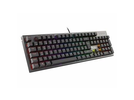 Klawiatura do Gier/ OR: Klawiatura Gamingowa Genesis NKG-1818 Czarny Qwerty Hiszpańska Qwerty portugalski