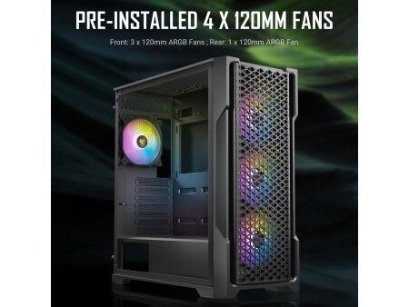 Semi Wieża ATX Antec AX90 Czarny
