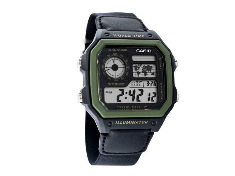 Zegarek Męski Casio AE-1200WHB-1BV (Ø 45 mm)