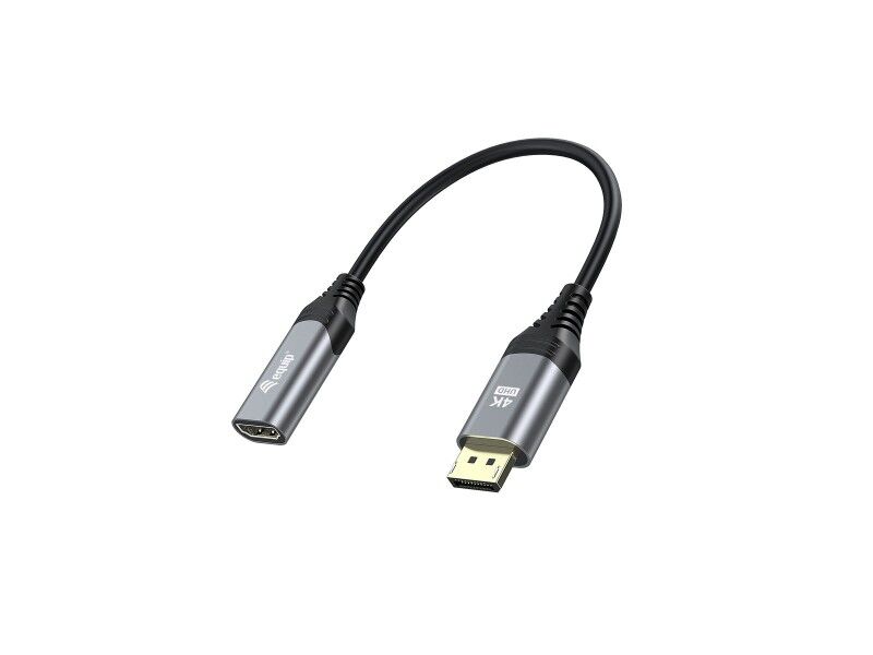Adapter DisplayPort na HDMI Equip 133445 Czarny Złoty 15 cm