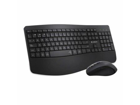 Klawiatura i Myszka Subblim OFFICE PROWAVE Czarny Qwerty Hiszpańska