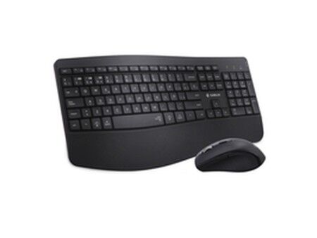 Klawiatura i Myszka Subblim OFFICE PROWAVE Czarny Qwerty Hiszpańska