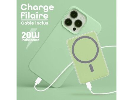 Powerbank T'NB PBUMAG5GR Kolor Zielony 5000 mAh Magsafe