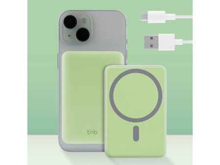 Powerbank T'NB PBUMAG5GR Kolor Zielony 5000 mAh Magsafe