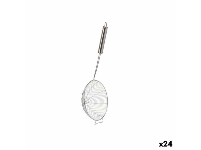 Łyżka cedzakowa Kinvara KT121117A-17.5CM Stal nierdzewna 17 x 44,5 x 6 cm (24 Sztuk)