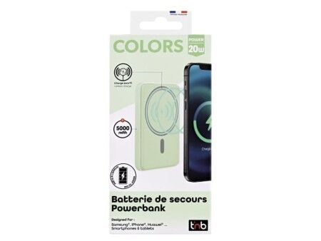 Powerbank T'NB PBUMAG5GR Kolor Zielony 5000 mAh Magsafe