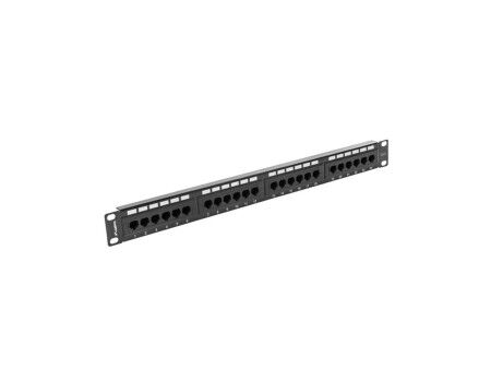 PatchPanel 24 Portów UTP Kategoria 6 Lanberg PPU6-1024-B