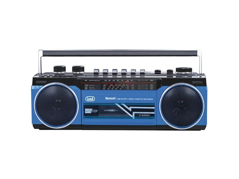 Przenośne Radio Bluetooth Trevi RR 501 BT Niebieski Czarny/Niebieski