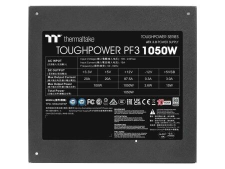Zasilanie THERMALTAKE PS-TPD-1050FNFAPE-3 1050 W 80 PLUS Platinum