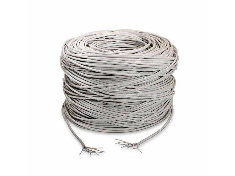 Kabel RJ45 kategorii 5e UTP Aisens A133-0208 100 m Szary
