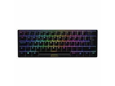 Klawiatura Sharkoon SGK50 S4 Czarny Qwerty Hiszpańska