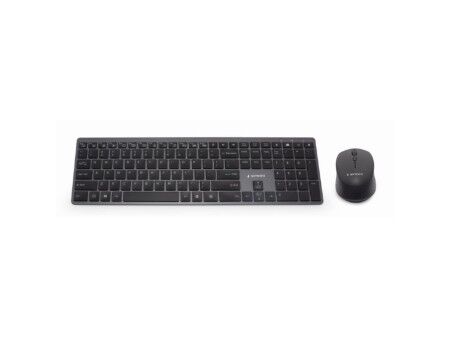 Klawiatura GEMBIRD KBS-ECLIPSE-M500-ES Czarny Qwerty Hiszpańska