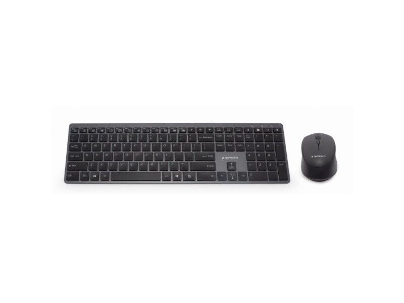 Klawiatura GEMBIRD KBS-ECLIPSE-M500-ES Czarny Qwerty Hiszpańska