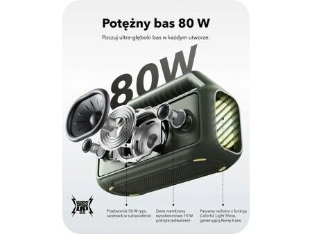 Głośnik Bluetooth Soundcore A3138011 Czarny 80 W