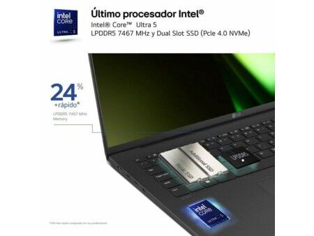 Laptop LG 16ZD90S-G.AX75B 16" Intel Core Ultra 7 155H 16 GB RAM 512 GB SSD