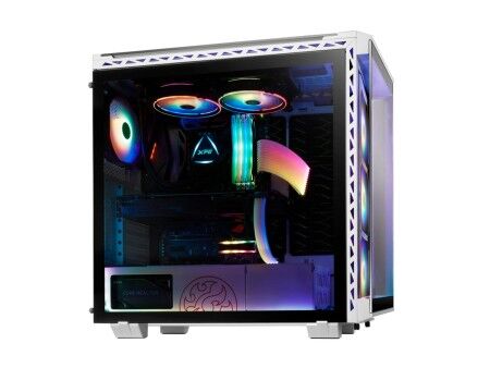 Obudowa do semi-wieży Micro ATX / Mini ITX / ATX XPG Battlecruiser Biały Czarny ARGB