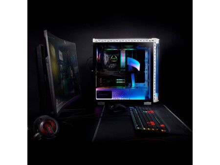 Obudowa do semi-wieży Micro ATX / Mini ITX / ATX XPG Battlecruiser Biały Czarny ARGB
