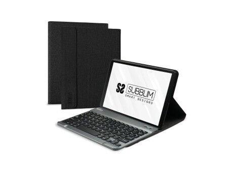 Torba na Tablet i Klawiaturę Subblim Czarny 10,5" Qwerty Hiszpańska