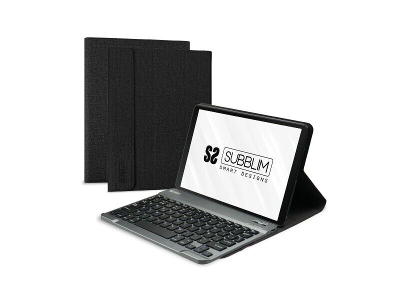 Torba na Tablet i Klawiaturę Subblim Czarny 10,5" Qwerty Hiszpańska