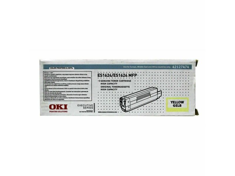Toner Oryginalny OKI ES1624 Żółty
