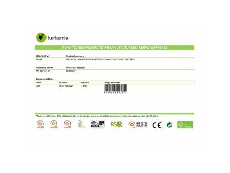 Toner Oryginalny Karkemis MX-36GTCA CY 15.000 Turkusowy