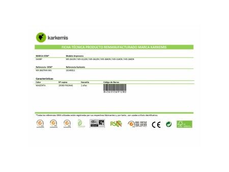 Toner Oryginalny Karkemis MX-36GTMA Magenta