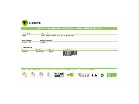 Toner Oryginalny Karkemis MX-23GTYA Żółty
