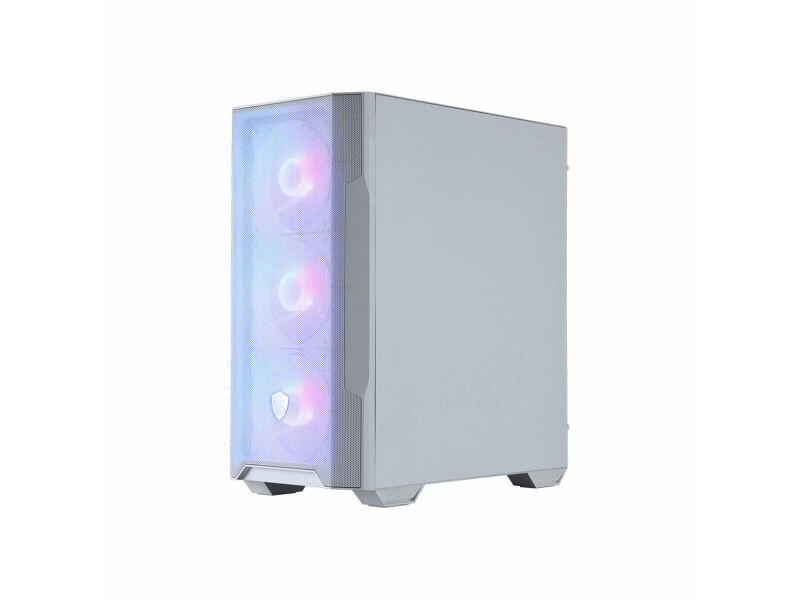 Semi Wieża ATX MSI MAG FORGE M100R WHITE Biały Stal szkło hartowane