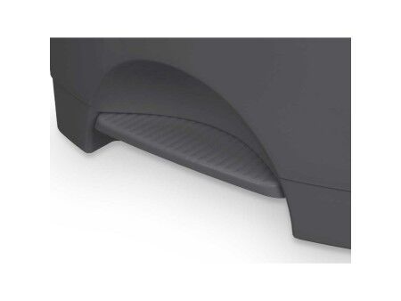Kosz na Śmieci z Pedałem Antracyt Plastikowy 30 L (4 Sztuk)