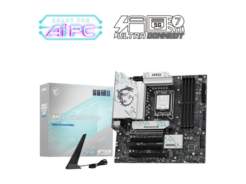 Płyta główna MSI B860M GAMING PLUS WIFI AMD Płyta główna MSI B860M GAMING PLUS WIFI AMD