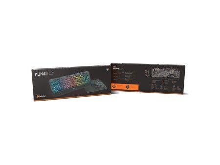 Klawiatura i myszka Gaming Krom Kunai Qwerty Hiszpańska