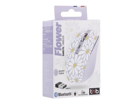Myszka Bluetooth Bezprzewodowa T'NB FLOWER Wielokolorowy 1600 dpi